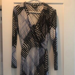 DKNY Faux Wrap Dress